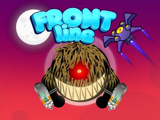 Frontline game screenshot with intense space battle action