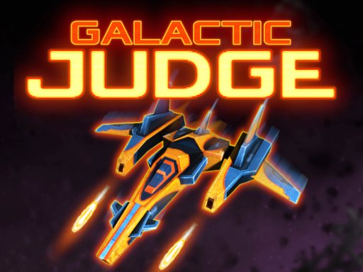 Exciting space battle in Galactic Judge with vibrant explosions