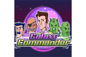 Epic space battle scene in Galaxy Commander with spaceships