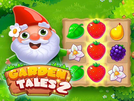 Colorful scene from Garden Tales 2 with vibrant match-3 gameplay