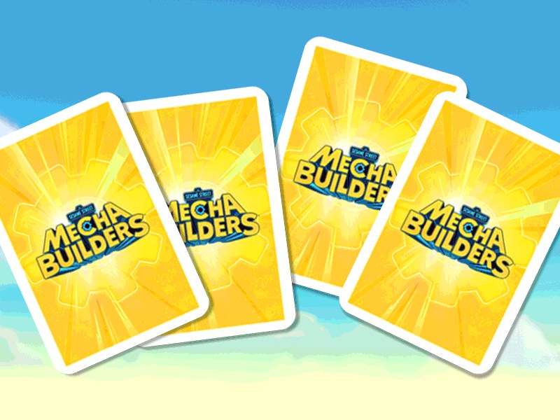 Exciting scene from Mecha Builders Memory Game with colorful cards and robots