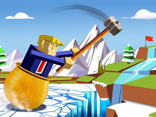 Exciting scene of a climber navigating snowy mountains