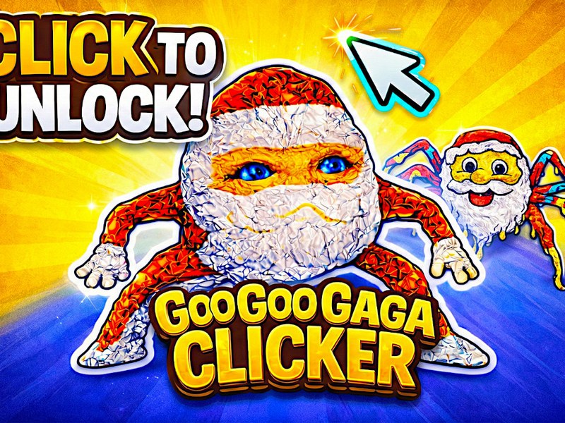 Goo Goo Gaga Clicker — colorful screenshot of the tapping game