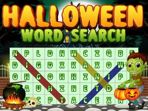 Halloween Words Search — screenshot of the spooky word game