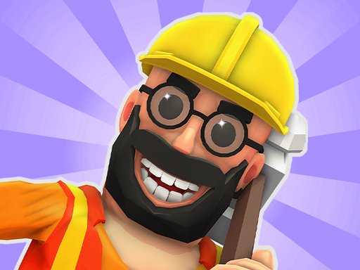Exciting scene from Handyman 3D with colorful building tools and 3D visuals