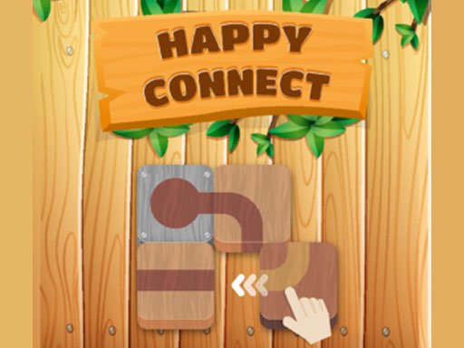 Happy Connect gameplay featuring colorful tiles and lines