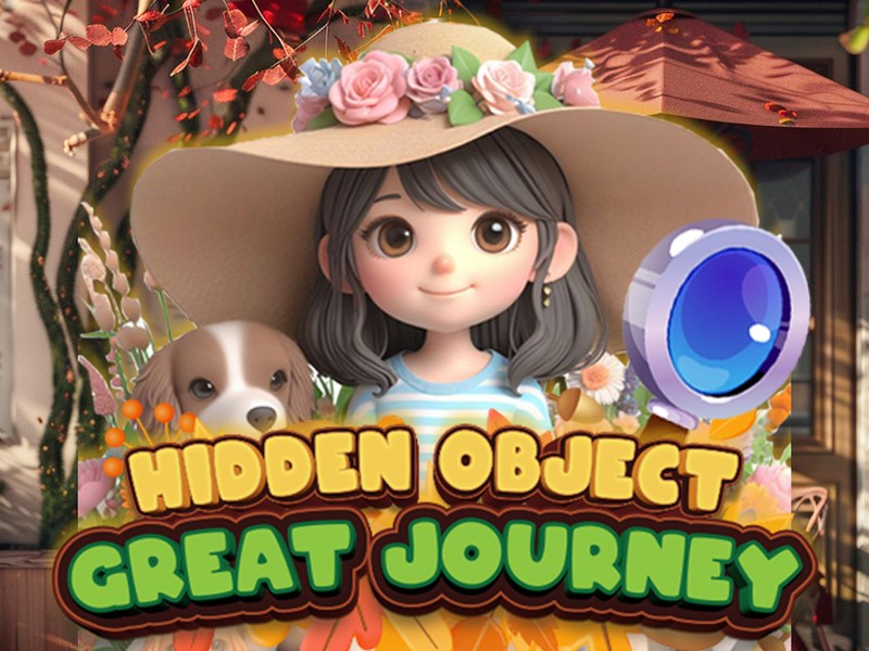 Exciting scene from Hidden Object Great Journey with colorful hidden objects