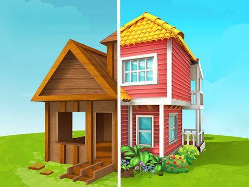 Colorful screenshot of Home Makeover showcasing vibrant room designs