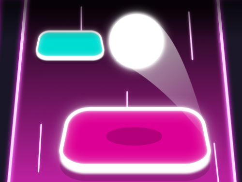 Exciting scene of colorful balls bouncing in Hop Ball game