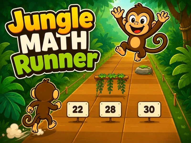 Jungle Math Runner