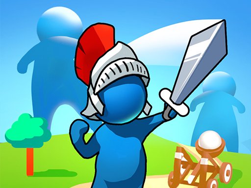 Kings Clash — an epic scene of armies battling for castles