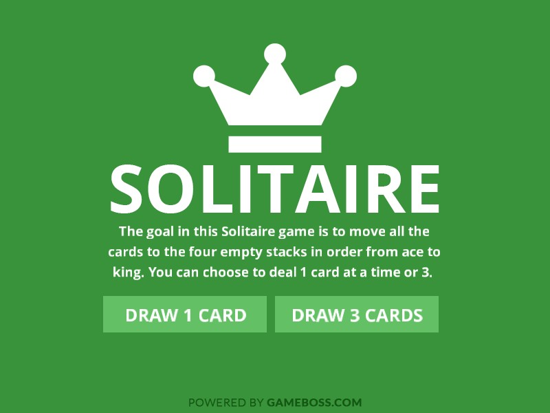 Screenshot of Klondike Solitaire with colorful cards and a bright background