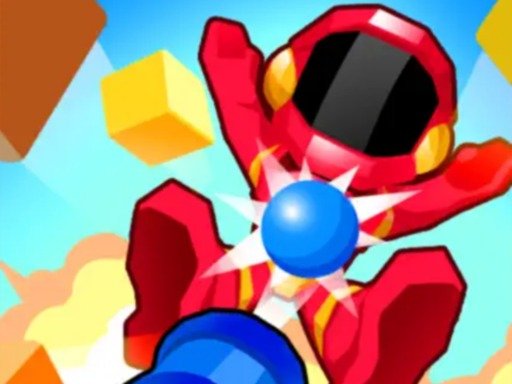 Exciting gameplay of Knock Em All with colorful stick figures
