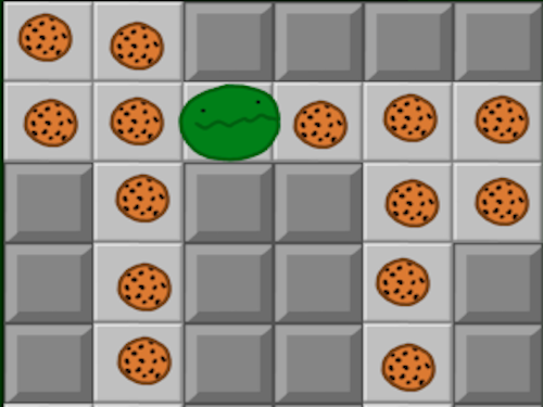 Cookie Eating — a fun maze game with a cute character collecting cookies