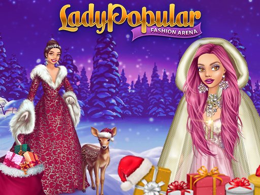 Lady Popular — vibrant scene of fashion avatars and apartments