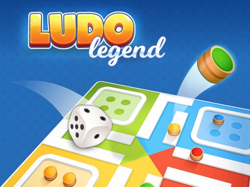 Ludo Legend game screenshot with colorful board and tokens
