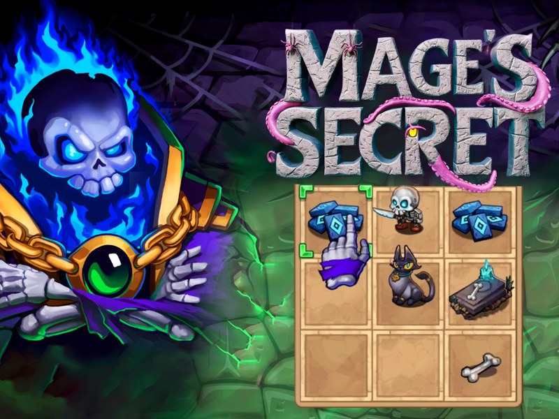 Mage's Secret — a wizard battling funny and scary monsters