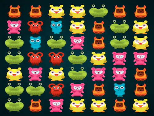 Colorful scene from Magical Monsters with vibrant creatures and fun gameplay