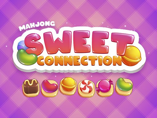 Colorful candies and fruits connected in Mahjong Sweet Connection