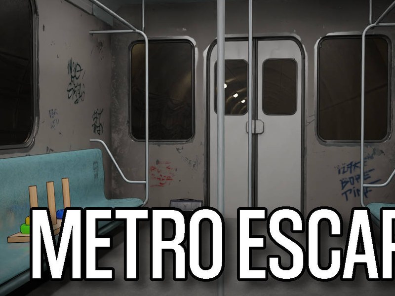 Exciting scene from Metro Escape with mysterious subway elements