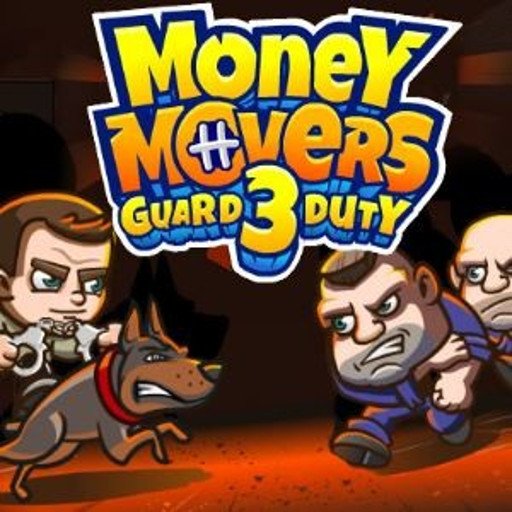 Money Movers 3 — action-packed scene with a guard and his dog