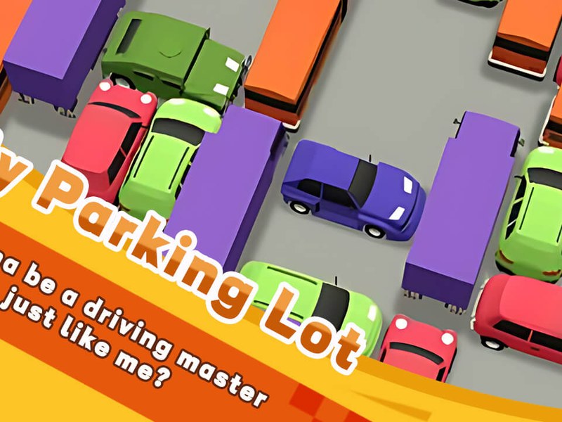 My Parking Lot — a colorful screenshot of the parking game in action