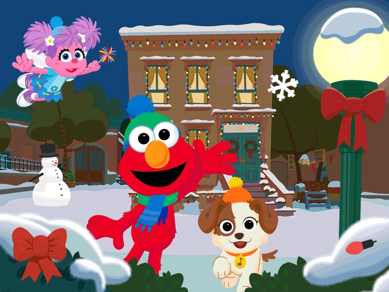 Colorful scene from Nutmeg Quest with hidden objects and characters