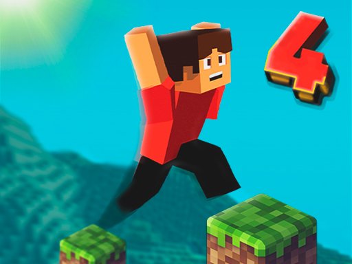 Exciting scene from Parkour Block 4 with colorful obstacles and characters
