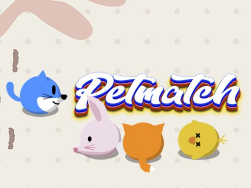Pet Match — vibrant scene of adorable animals matching cards
