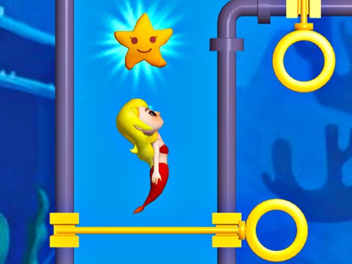Screenshot of Pull Mermaid Out featuring a colorful underwater scene