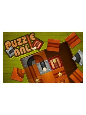 Puzzle Ball — colorful screenshot showing sliding blocks and a ball