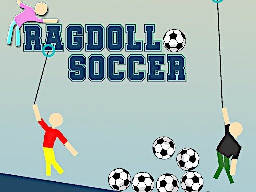 Ragdoll Soccer — a funny character kicking a soccer ball