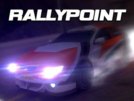 Exciting scene from Rally Point with fast offroad cars racing
