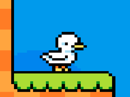 Math Duck paddles through water solving fun math problems