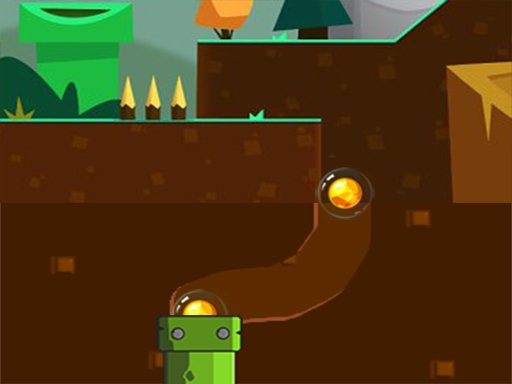 Route Digger gameplay showing colorful paths and obstacles