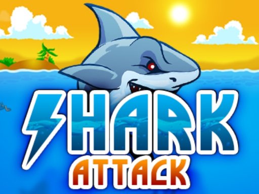 Exciting underwater scene of a fierce shark hunting for food