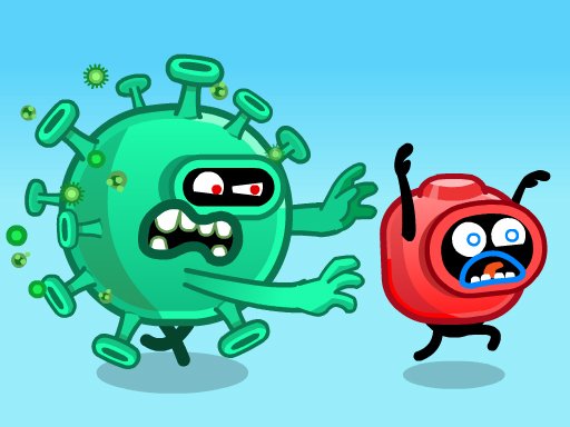 Colorful and fun scene from Silly Ways To Get Infected