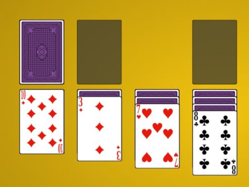 Screenshot of Solitaire Classic Games with colorful cards and gameplay