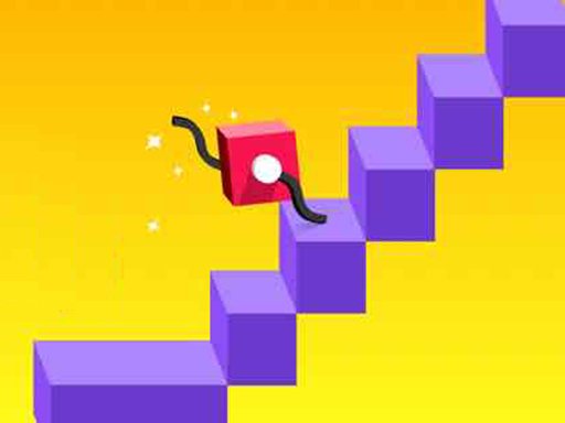 Draw and Climb — character drawing objects to climb a mountain