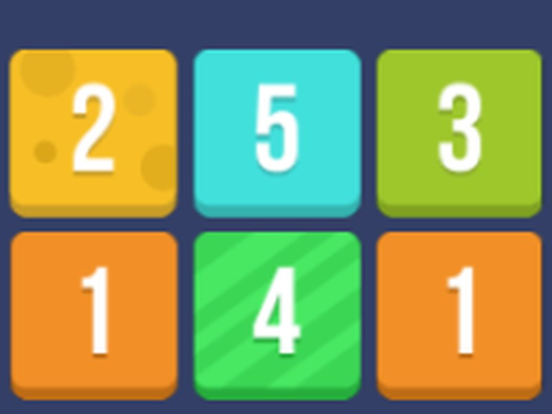 Ten — colorful screenshot of the math game in action