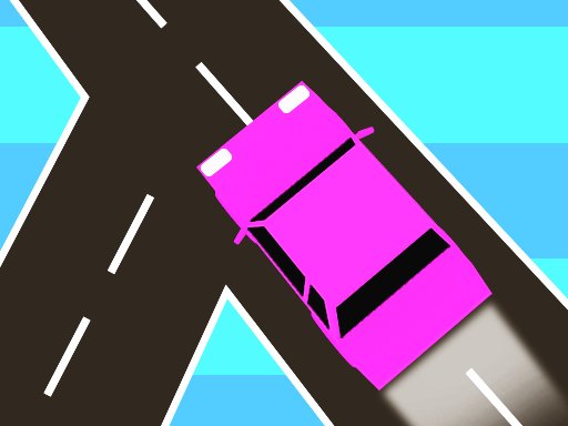 Exciting scene of cars racing through busy intersections