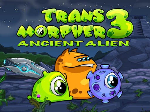 Exciting scene from Transmorpher 3 featuring colorful aliens and puzzles
