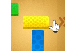 Unblock It — colorful blocks being moved to free the yellow block