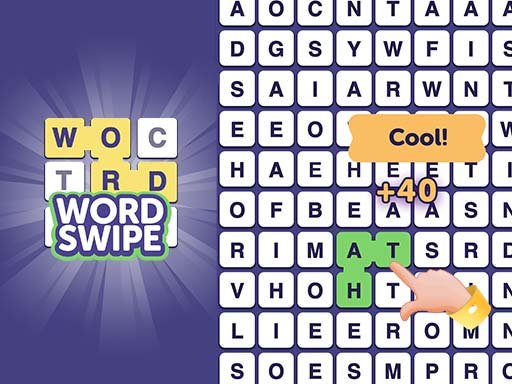 Exciting screenshot of Word Swipe with colorful letters and words