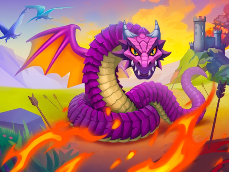 Worms Zone .io — colorful screenshot of a worm slithering
