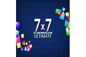 Colorful puzzle game board filled with tiles in action