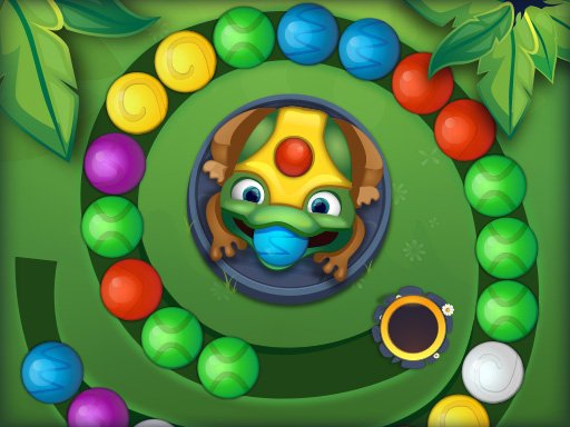 Zumba Mania — colorful marbles rolling and colliding in a fun game